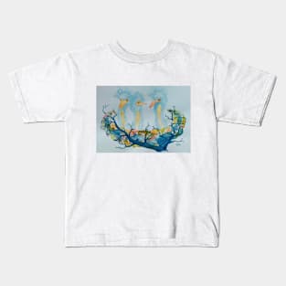 Baby Herons - birds in nest Kids T-Shirt